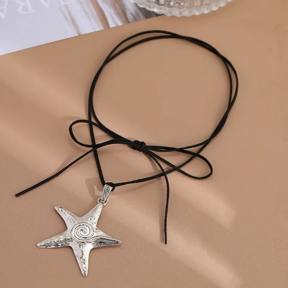 ⚜️𝟯𝟬%𝗢𝗙𝗙 𝗯𝘂𝗻𝗱𝗹𝗲𝘀 𝟯+⚜️ NEW Large Starfish Lariat Bohemian Necklace - Picture 10 of 15